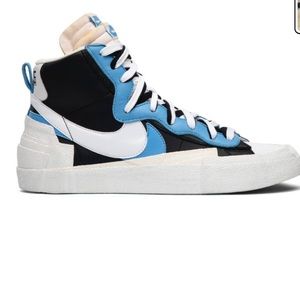 Nike Sacai x blazer mid blue black